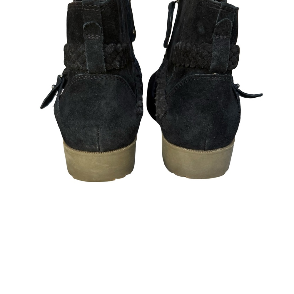 NWOB Teva Women’s Delavina Black Suede Ankle Boots Size 11 - Picture 6 of 10